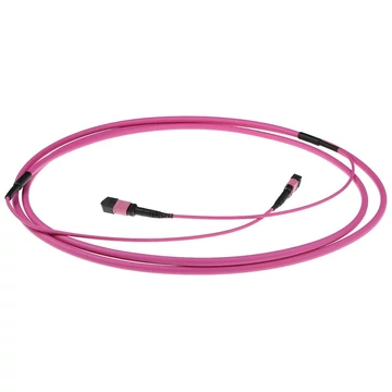ACT Multimode 50/125 OM4(OM3) polarity A fiber trunk cable with MTP/MPO female connectors 70m Pink ACT Multimode 50/125 OM4(OM3) polarity A fiber trunk cable with MTP/MPO female connectors 70m Pink