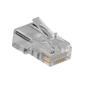 ACT RJ45 (8P/8C) modulaire connector for round cable with stranded conductors ACT RJ45 (8P/8C) modulaire connector for round cable with stranded conductors