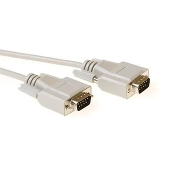 ACT Serial 1:1 connection cable 9 pin D-sub male to 9 pin D-sub male 3m White ACT Serial 1:1 connection cable 9 pin D-sub male to 9 pin D-sub male 3m White
