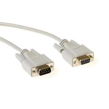 ACT Serial printer cable 9 pin D-sub male to 9 pin D-sub female 3m Ivory ACT Serial printer cable 9 pin D-sub male to 9 pin D-sub female 3m Ivory