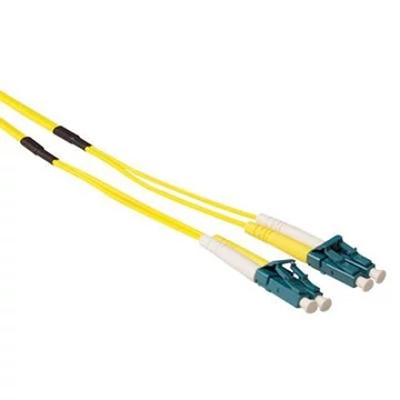 ACT Singlemode 9/125 OS2 duplex ruggedized fiber cable with LC connectors 20m Yellow ACT Singlemode 9/125 OS2 duplex ruggedized fiber cable with LC connectors 20m Yellow