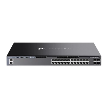 TP-Link SG6428X Omada 24-Port Gigabit Stackable L3 Managed Switch with 4 10G Slots TP-Link SG6428X Omada 24-Port Gigabit Stackable L3 Managed Switch with 4 10G Slots