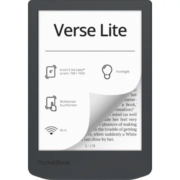 PocketBook Verse Lite 6" E-book olvasó 8GB Midnight Grey