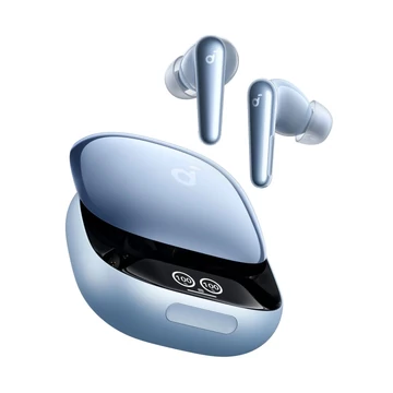 ANKER Soundcore Liberty 4 Pro Noise Cancelling True-Wireless Earbuds Glossy Light Blue ANKER Soundcore Liberty 4 Pro Noise Cancelling True-Wireless Earbuds Glossy Light Blue