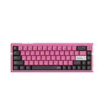 ATK RS6 Ultra Sakura Warrior TTC RGB Magneto Mechanical Gaming Wireless Bluetooth Keyboard Pink/Black US ATK RS6 Ultra Sakura Warrior TTC RGB Magneto Mechanical Gaming Wireless Bluetooth Keyboard Pink/Black US