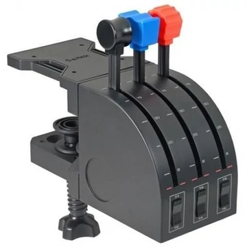 Logitech G Saitek Pro Flight Throttle Quadrant Gázkar Black