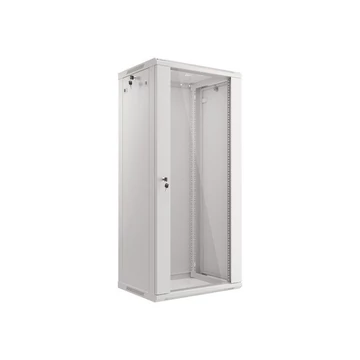 Lanberg 19" 27U Falra szerelhető Rackszekrény Grey