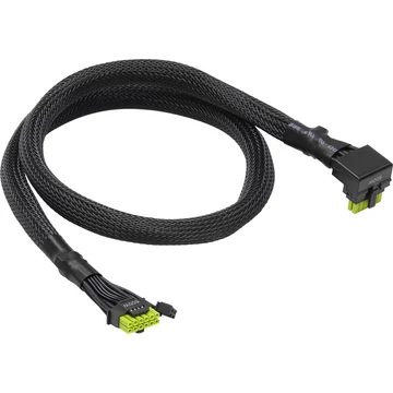 ASRock 12V-2x6 600W / L-Type kábel 0,7m fekete