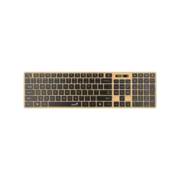 Genius SlimStar 7250BT Copilot Wireless Bluetooth Business Keyboard Pine Wood HU