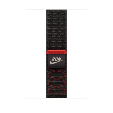 Apple Watch 46mm Loop:  Midnight Black Nike Sport Loop