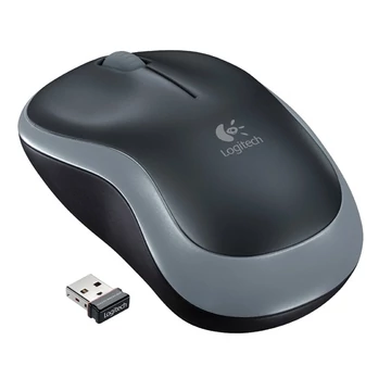 Logitech M185 egér - vezeték nélküli, 1000dpi, szürke
