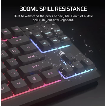 CORSAIR K55 CORE TKL RGB membrános gamer billentyűzet