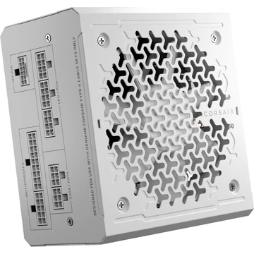 Corsair RM850e White RMe 850 Watt Cybenetics Gold moduláris tápegység, fehér
