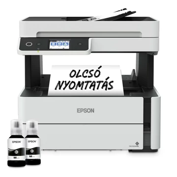 Epson EcoTank M3170 mono A4 tintasugaras 4in1 MFP, duplex, ADF, LAN, WIFI
