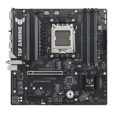 Asus Alaplap - AMD TUF GAMING A620AM-PLUS WIFI AM5 (A620, 4xDDR5 7600+MHz, 1x 2,5 Gb LAN, 2xM.2, 4xSATA3, HDMI+2xDP)