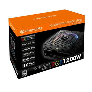 Thermaltake Toughpower Grand RGB ATX gamer tápegység 1200W 80+ Platinum BOX
