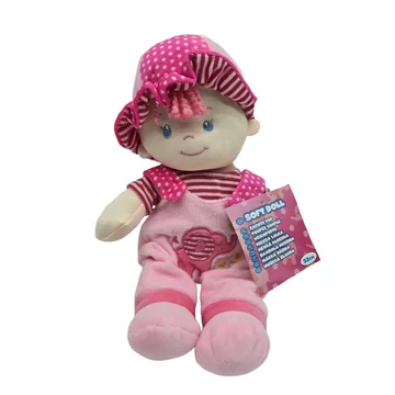 Plüss lány baba elefántos 32cm