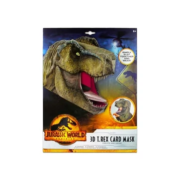 Jurassic World 3D karton T-Rex maszk