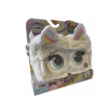 Purse Pets Glamicorn Fluffy - Cattitude interaktív táska