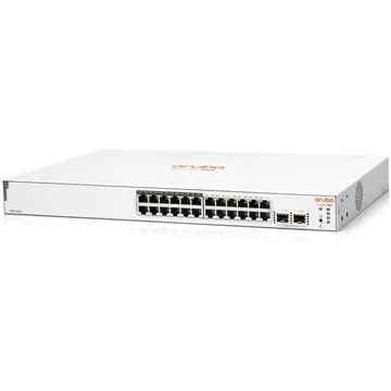 HPE Aruba Instant On 1830 24G 12p Class4 PoE 2SFP 195W Smart Switch
