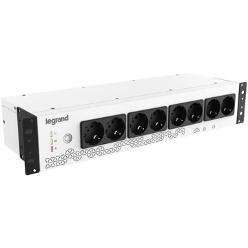 Legrand KEOR uPDU 800VA 19" 8xSCH szünetmentes elosztósor