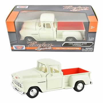 MotorMax 1955 Chevy 3100 Stepside fém autó 1:24