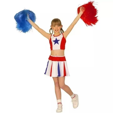 Pompom lány jelmez 140cm-es méret (38147)