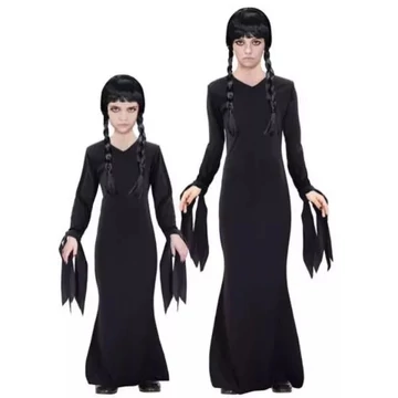 Widmann - Dark lány jelmez 140cm, 8-10 éves korosztály (60607)