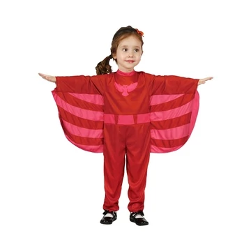 Godan - Piros szuperhős lány jelmez - 98-104 cm (SL-BC98)