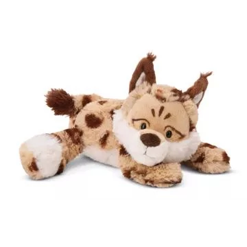 Nici Green - Lyka, a hiúz plüssfigura - fekvő, 20 cm