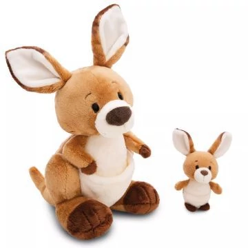 NICI plüss - Kelly kenguru kölykével - 25 cm, álló