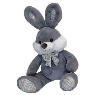 Nicotoy - Tapsi plüss nyuszi - szürke, 26 cm