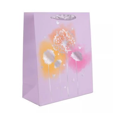 Pitypang mintás hologramos ajándéktasak - 26 x 32 cm