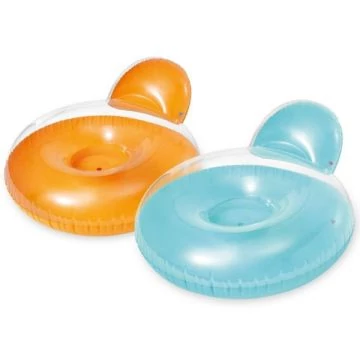 Intex: Felfújható vízifotel háttámlával, 137 x 122 cm - többféle