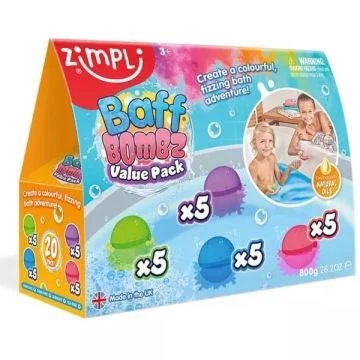 Baff Bombz: Illatos fürdőbomba szett - 20 db-os