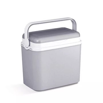 Hűtőtáska, 10 literes - világosszürke