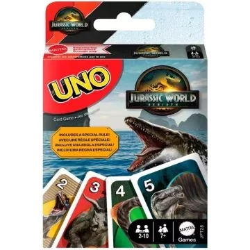 UNO: Jurassic World 2025 kártyajáték