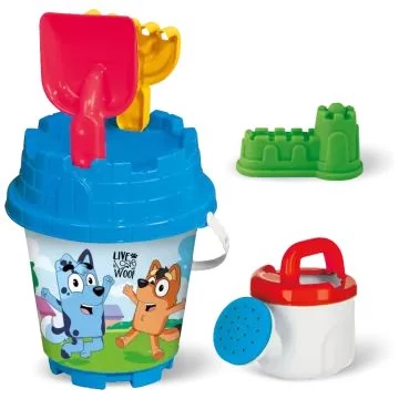 Bluey: Homokozó készlet locsolókannával - 6 db-os