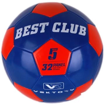 Vektory: Focilabda Best Club felirattal - piros-kék