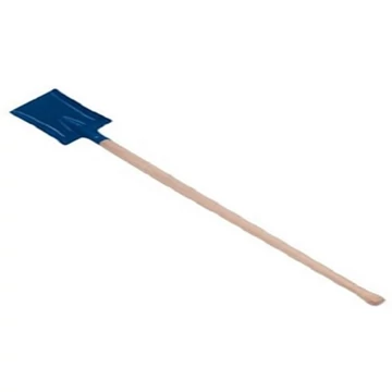Fém homokozó lapát, fa nyél, 60 cm.