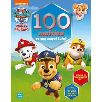 Mancs Őrjárat: 100 matrica és egy csapat kutyi! színező és foglalkoztató könyv