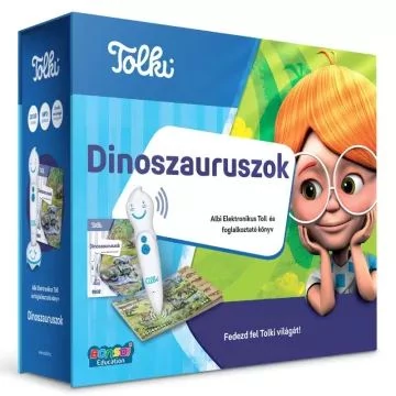Tolki: Dinoszauruszok interaktív foglalkoztató könyv készletben