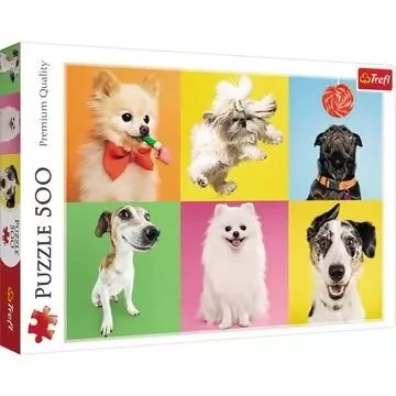 Trefl: Kutyák puzzle - 500 darabos