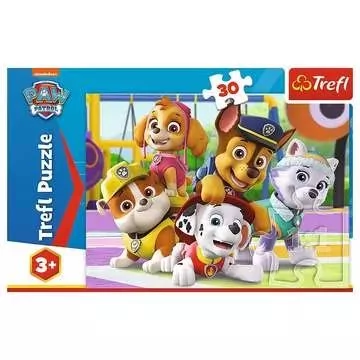 Trefl: Mancs őrjárat, Vidám kutyik – 30 darabos puzzle