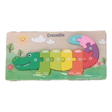 Fa puzzle, vegyes, 22x11 cm. PVC csom