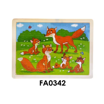 Fa puzzle, vegyes, 30x23 cm pvc csom