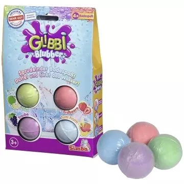 Glibbi: Blubber illatos fürdőbomba csomag – 4 db-os