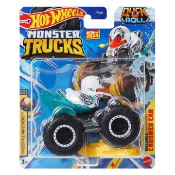 Hot Wheels Monster Trucks: Duck N Roll kisautó, 1:64