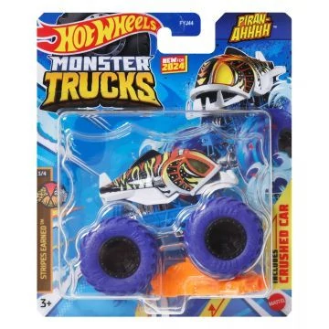 Hot Wheels Monster Trucks: Piran-Ahhhhh kisautó, 1:64