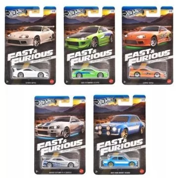 Hot Wheels: Halálos iramban Brian O'Conner kisautó - többféle
